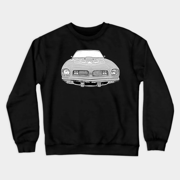 Pontiac Firebird Trans Am 1970s classic muscle car Crewneck Sweatshirt by soitwouldseem